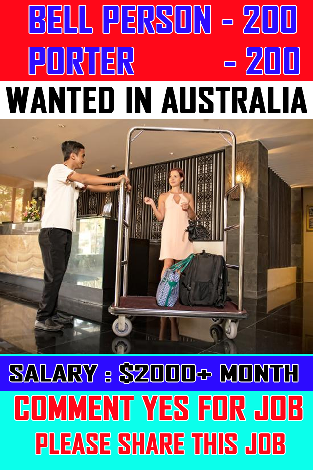 Porter Jobs in Australia