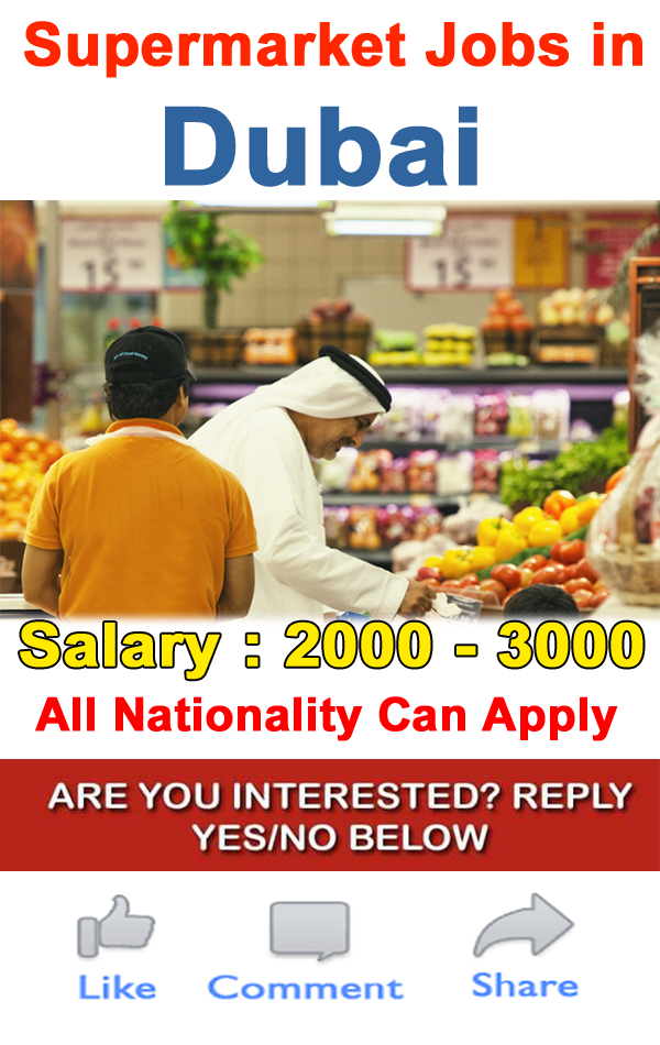 Supermarket Jobs in Dubai