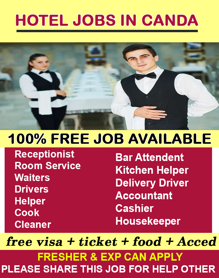 Hotel Jobs in Canada Apply Now