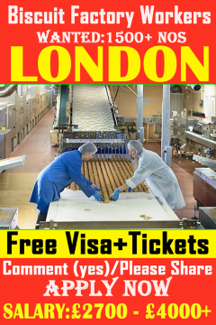 Biscuit Factory Worker Wanted in London
