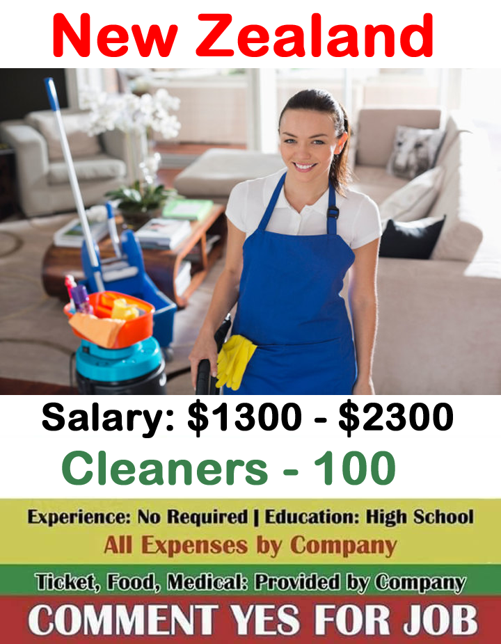 Cleaning Jobs in New Zealand
