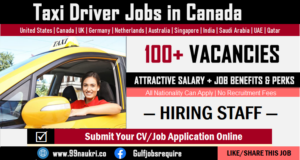 Taxi Driver Jobs in Canada