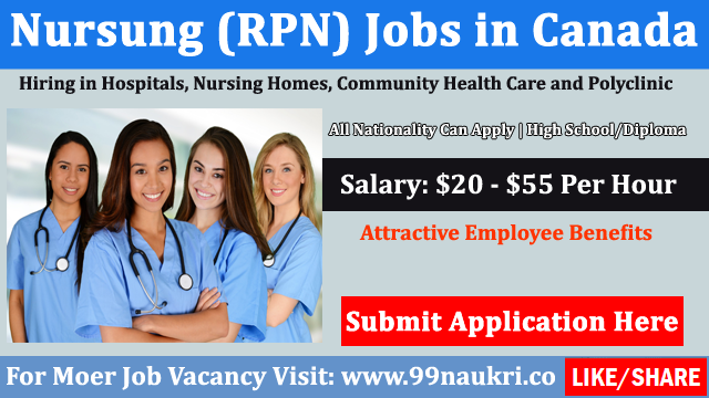 RPN Jobs Toronto | Nursing Jobs in Canada 200+