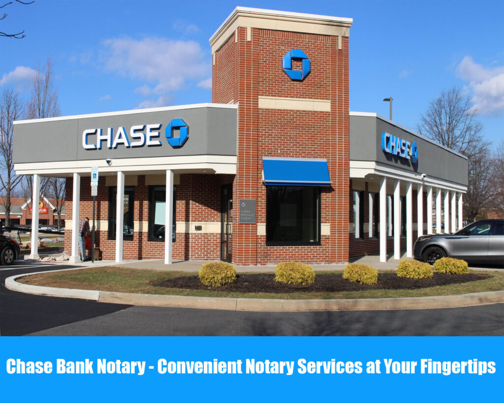 Chase Bank Notary - Convenient Notary Services at Your Fingertips