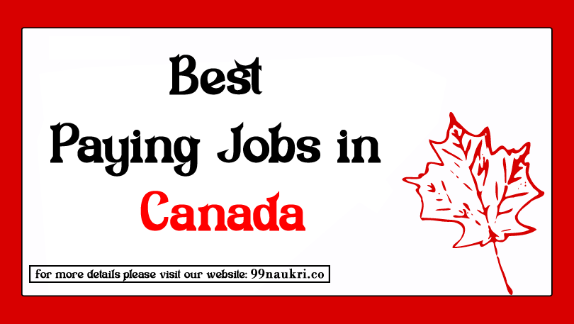 Best Paying Jobs in Canada