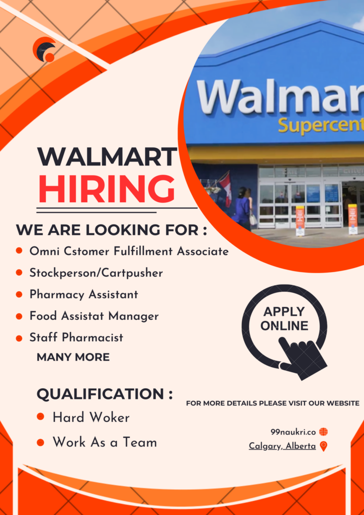 Walmart Jobs in Calgary