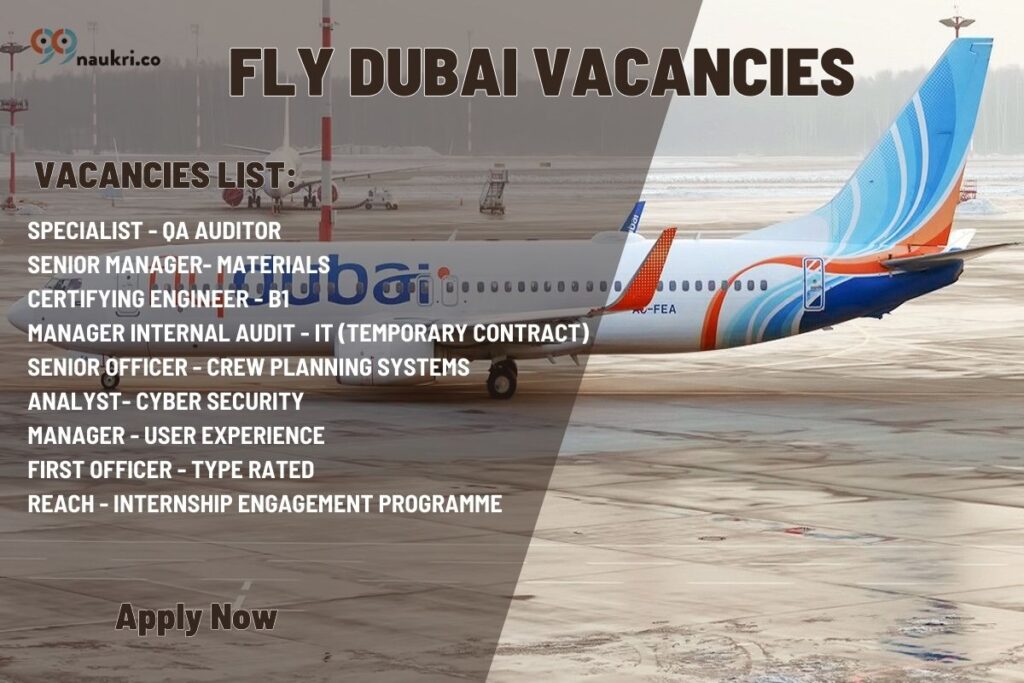 Fly Dubai Vacancies