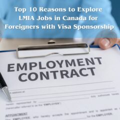 LMIA Jobs in Canada for Foreigners with Visa Sponsorship