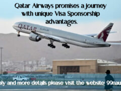Qatar Airways with Visa Sponsorship