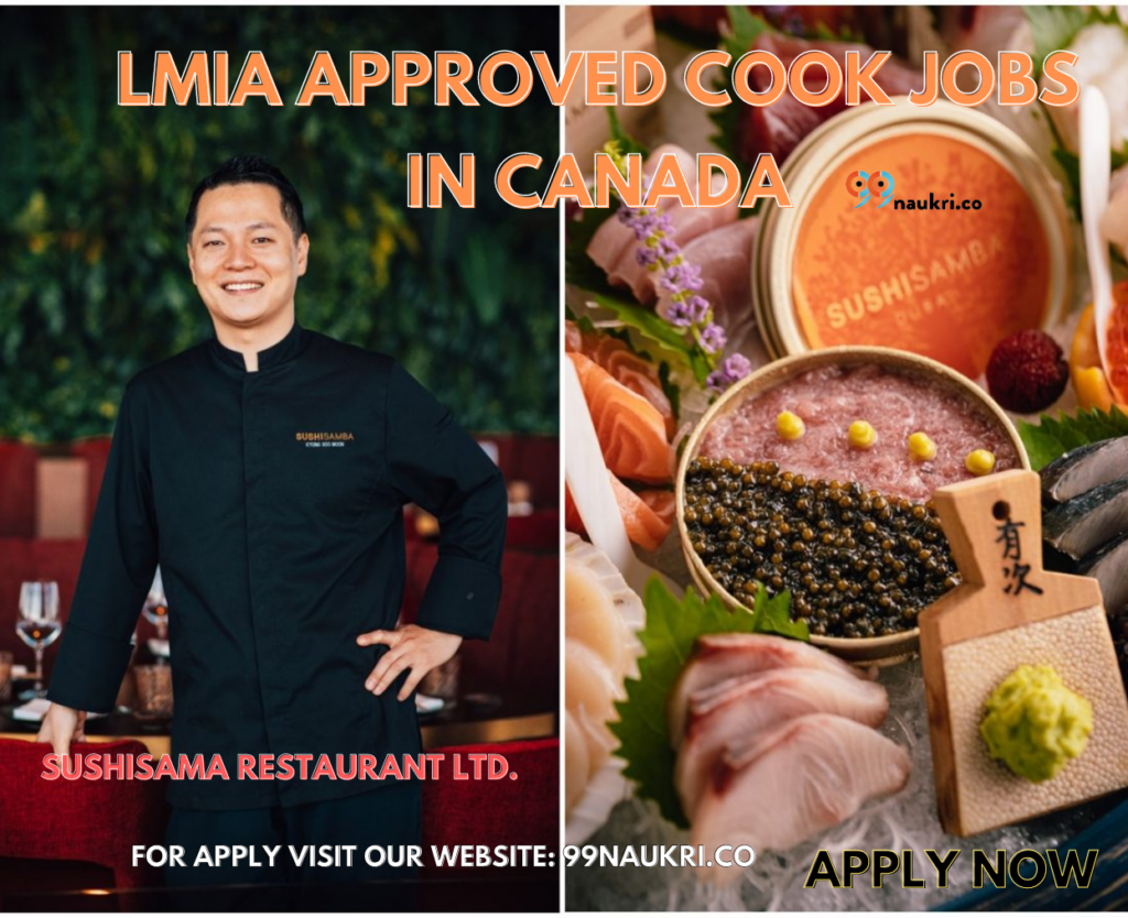 LMIA Approved Cook Jobs in Canada