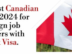 Best Jobs in Canada for Foreigners 2024