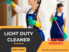 Light Duty Cleaner Jobs in Canada